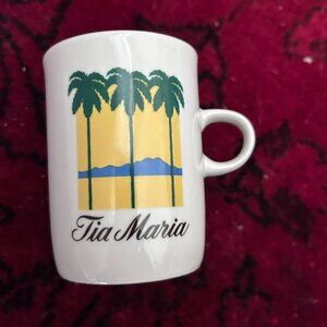 Vintage Schmidt Brasil Porcelana Tia Maria Espresso Coffee Mug Brazil
